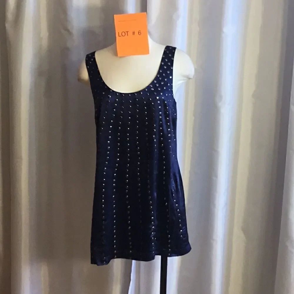 Sleeveless mini in size medium in royal blue